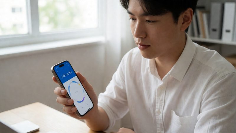 在线网络测速 2.4G 与 5G 频段下的测速差异实测思路